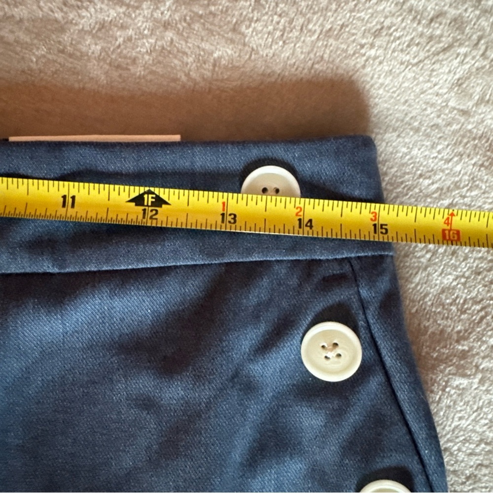 Blue Dress Pants W/Front Detail by Haver and Blair Sz S - Picture 10 of 10